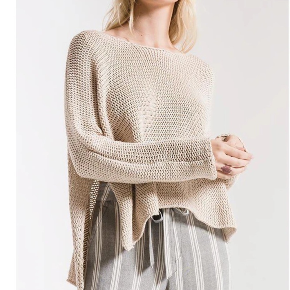 RAG POETS Fulton Side Slit Sweater